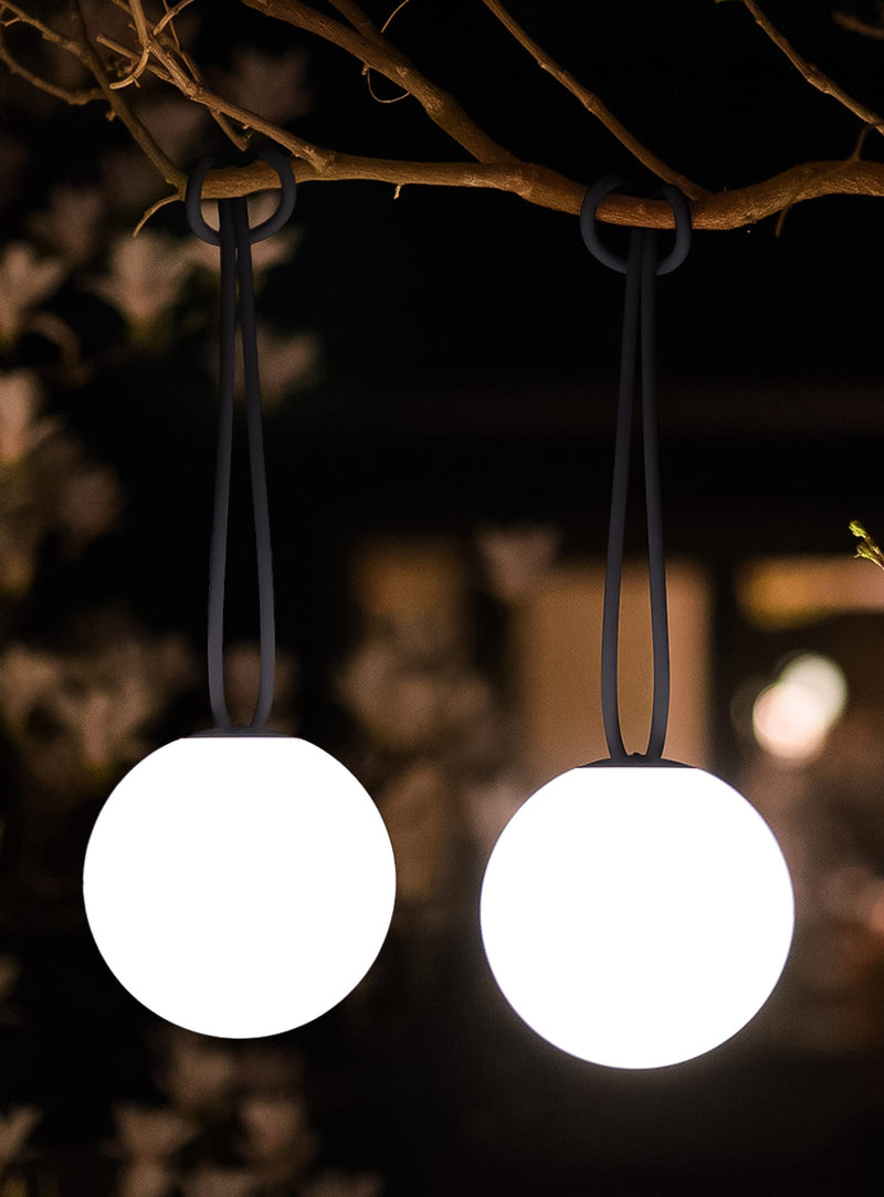 Fatboy Bolleke : lampe LED portable et élégante, avec trois réglages lumineux, idéale pour intérieur ou extérieur au Canada.