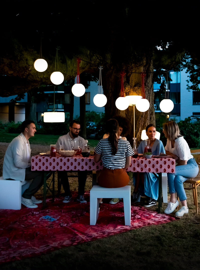 Fatboy Bolleke, duo de lampes suspendues sans fil, lumière uniforme avec boucle souple, idéale pour terrasse, jardin ou chambre d&