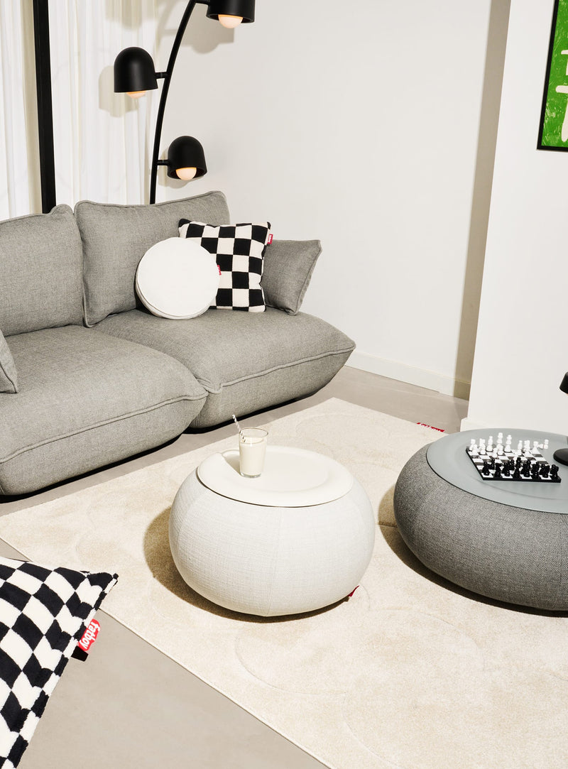 Fatboy Bubble Carpet : tapis moelleux certifié Oeko-tex, en 200x290 cm, pour une élégance sereine dans les espaces intérieurs canadiens.