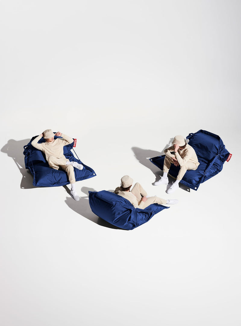 Fatboy Buggle-Up : pouf ajustable, de relaxation solo à duo, conçu pour le confort intérieur et extérieur au Canada.