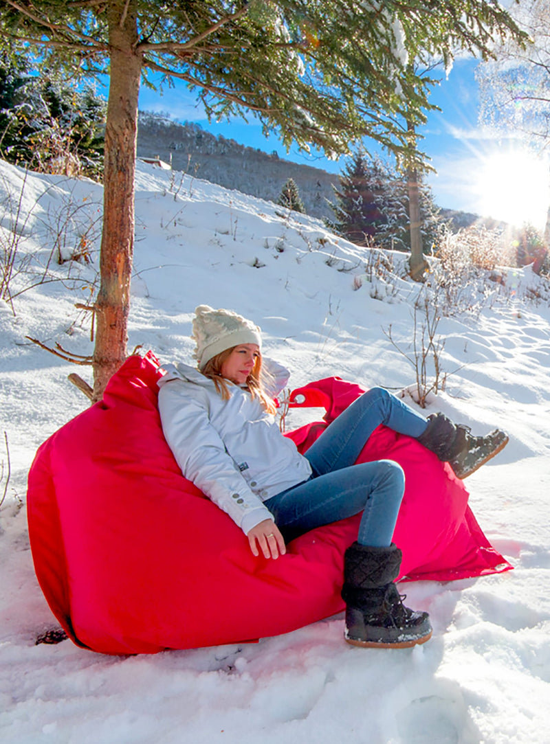 Pouf Fatboy Buggle-Up : transformable en chaise ou canapé, design polyvalent pour la détente intérieure et extérieure.