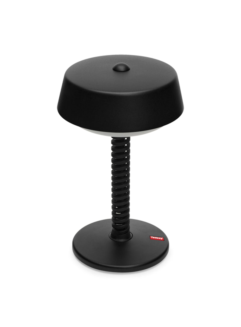 Lampe Bellboy anthracite Fatboy : design moderne et portable, en aluminium revêtu, parfaite pour un usage intérieur et extérieur.