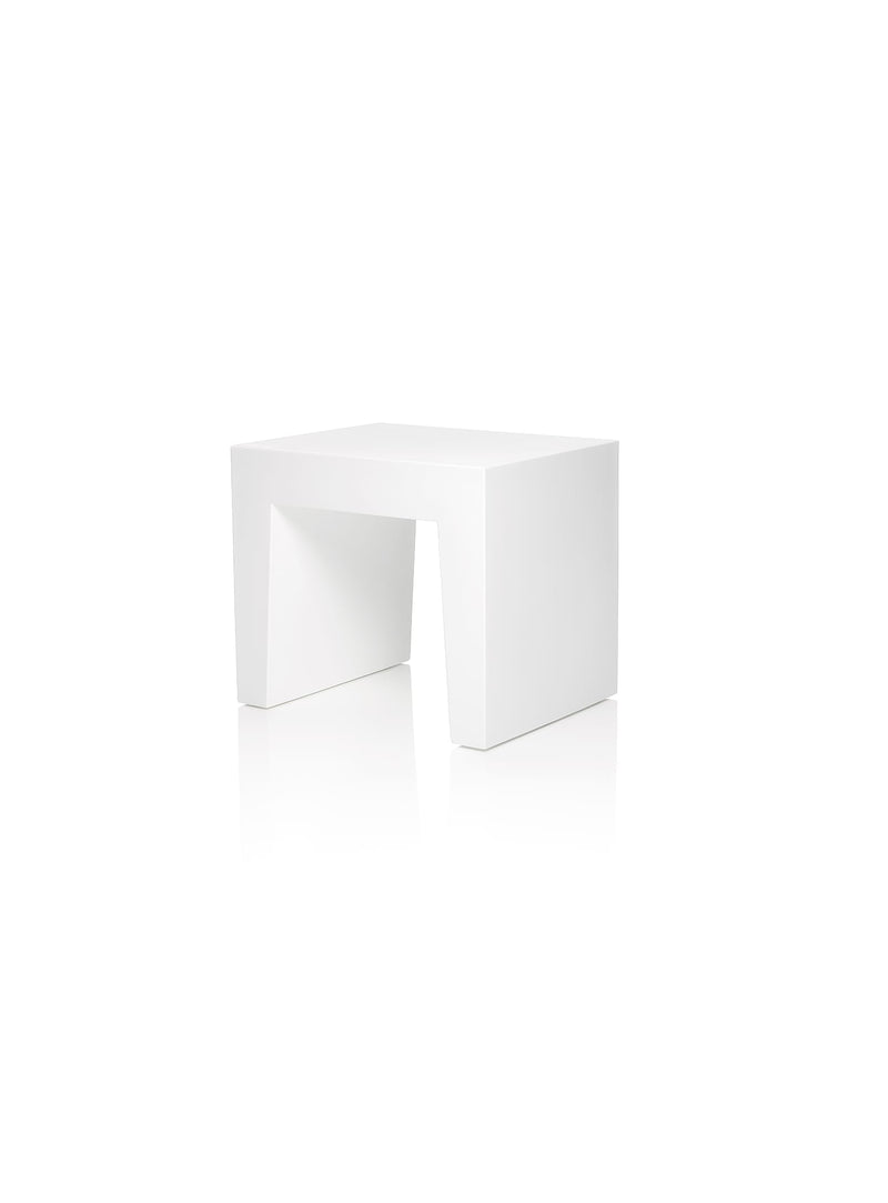 Fatboy Concrete Seat blanc : tabouret et table d&