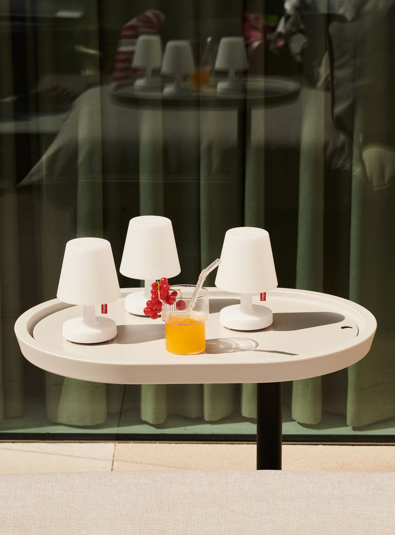 Fatboy Edison the Mini : trio de lampes LED sans fil, portables et pratiques, idéales pour éclairer vos espaces au Canada.