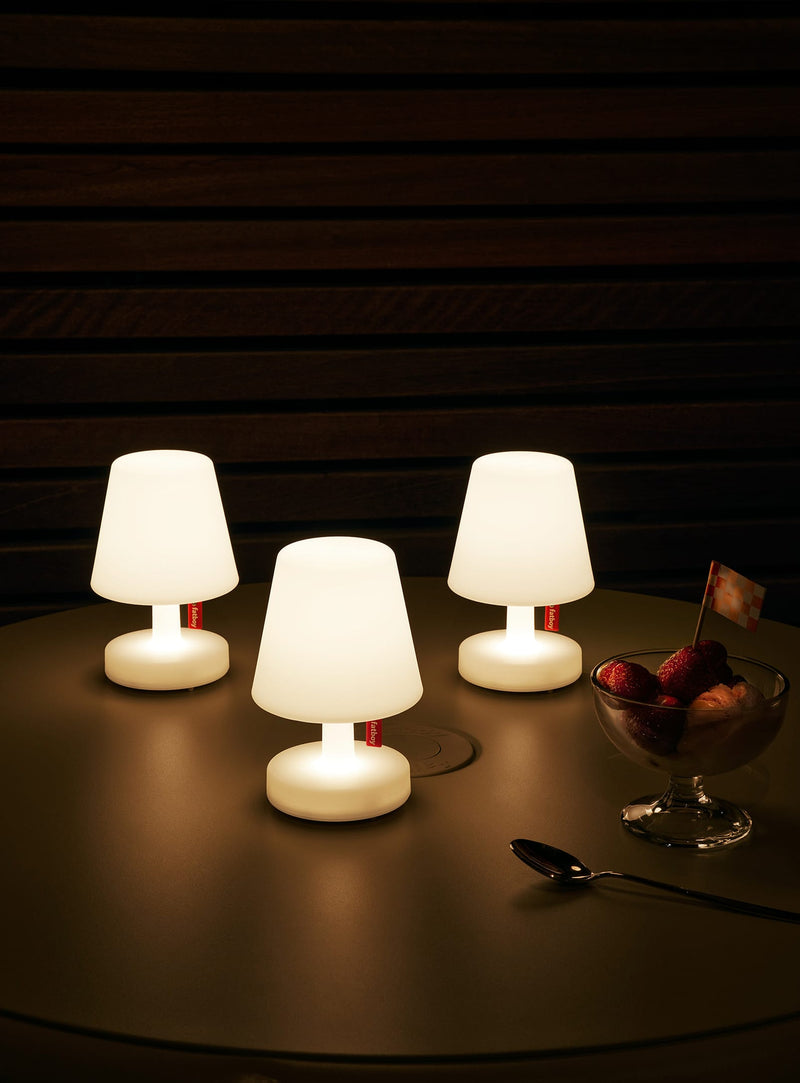 Fatboy Edison the Mini : trio de lampes LED élégantes et compactes, avec 3 intensités réglables, parfaites pour les maisons canadiennes.