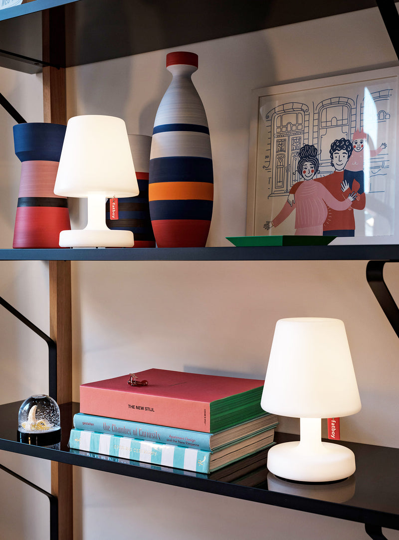 Duo de lampes Fatboy Edison the Petit : portables, rechargeables, idéales pour illuminer vos espaces intérieurs et extérieurs.