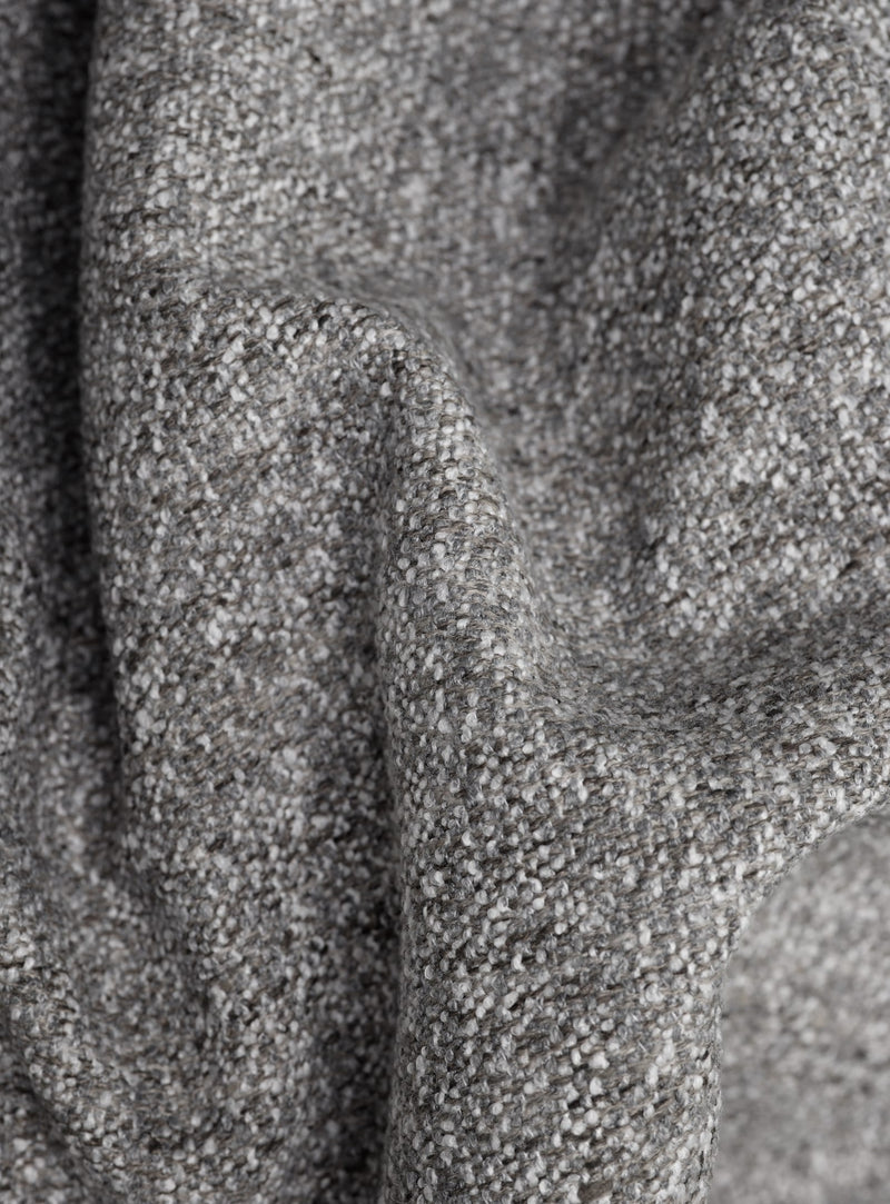 Tissu Mingle grid stone de Fatboy : bouclé, résistant et anti-taches, look luxueux et facile d&