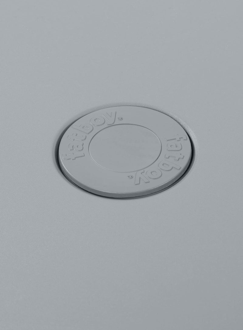 Aluminium elephant/gris pour table Toní de Fatboy. Certifié UL 4041 sur la sécurité des meubles d&