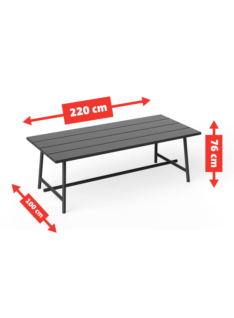 Ensemble à manger Fred<br> 1 Large Table + 6 Chaises