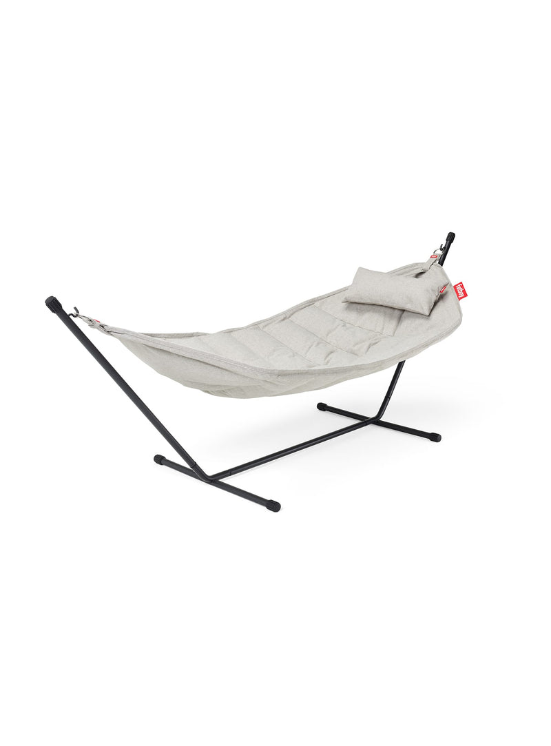 Hamac Fatboy Headdemock Superb en gris brume, durable et autoportant, résistant aux UV, à l&