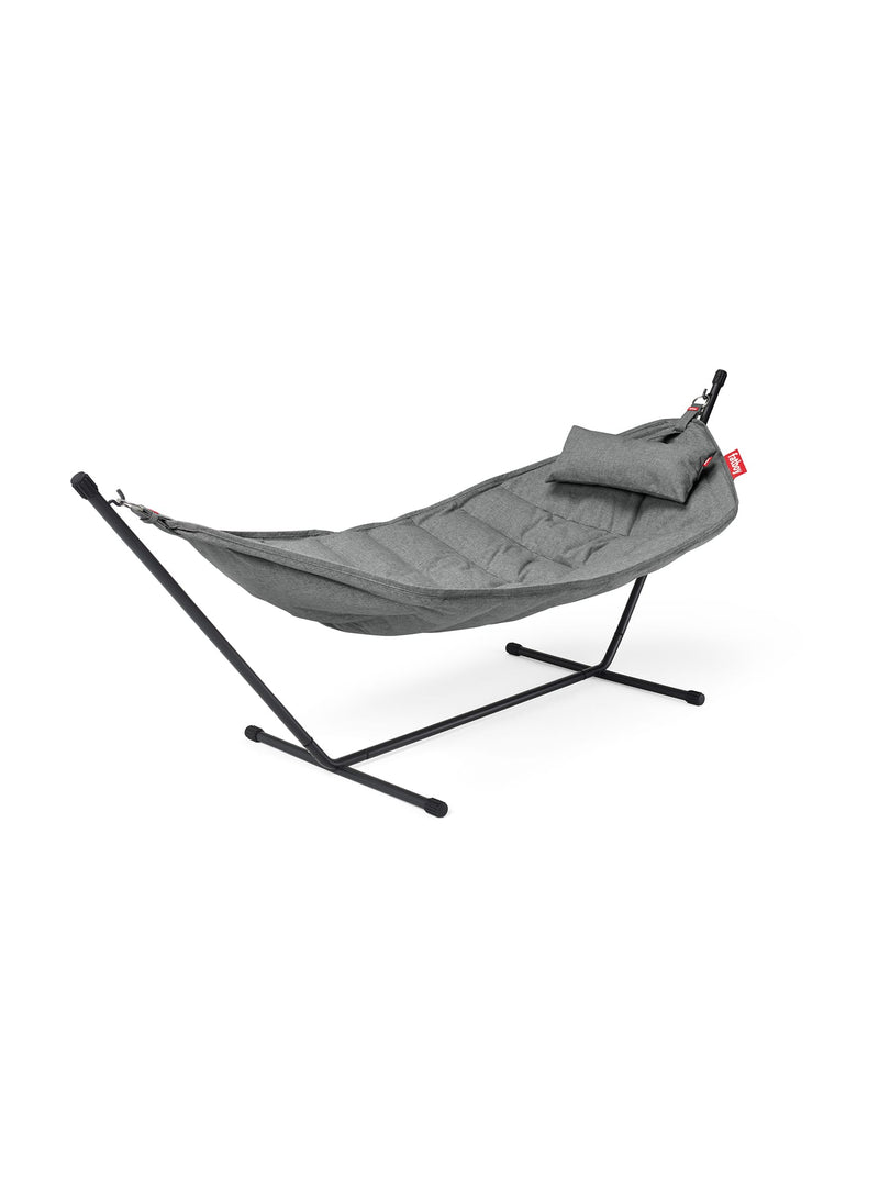 Hamac Fatboy Headdemock Superb en gris pierre, durable et autoportant, résistant aux UV, à l&