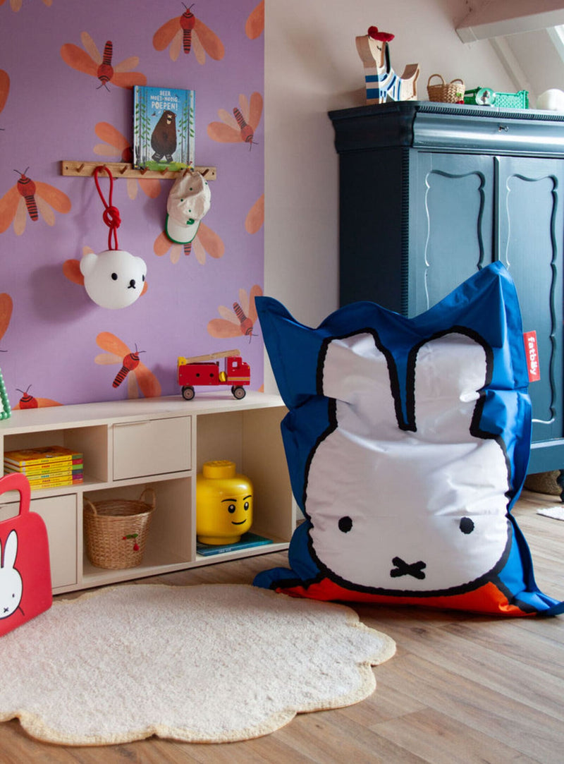 Pouf Junior x Miffy par Fatboy, ainsi que lampe d&
