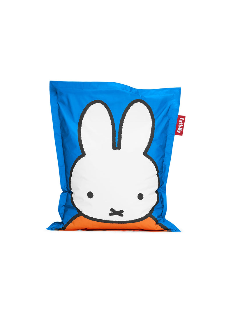 Pouf Junior x Miffy de Fatboy en nylon durable avec imprimé Miffy.