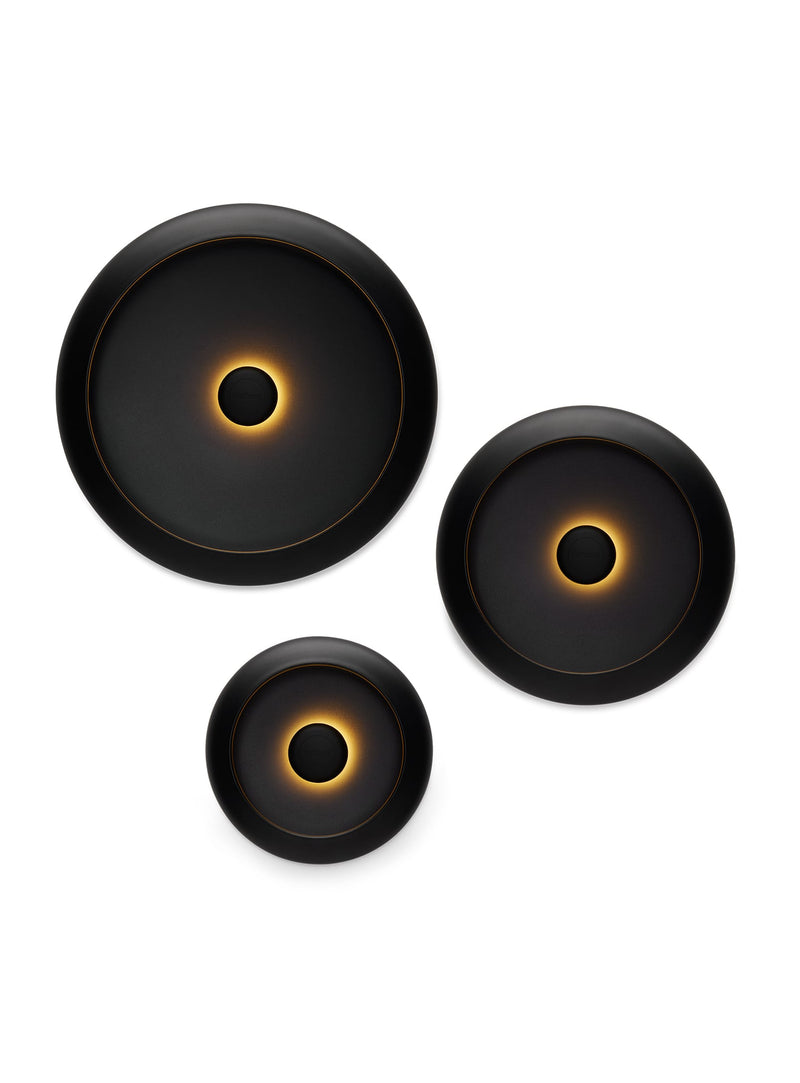 Fatboy Oloha, anthracite, set de 3 : lampes LED en métal, avec lumière chaude et réglable, idéales pour l&