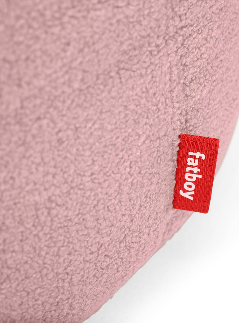 Fatboy Point Large Sherpa, couleur pinky promise : repose-pieds élégant et confortable en tissu sherpa, conçu pour une relaxation ultime au Canada.