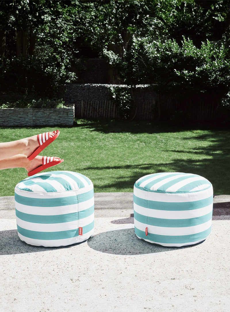 Ottoman Point Olefin de Fatboy : pouf compact résistant aux UV et à l&