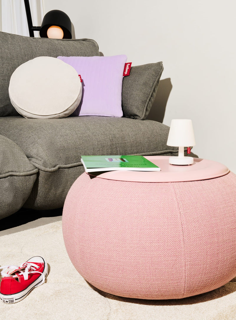 Fatboy Cord Pillow : coussin écoresponsable en tissu recyclé, design rétro chic et confort moelleux pour les maisons au Canada.