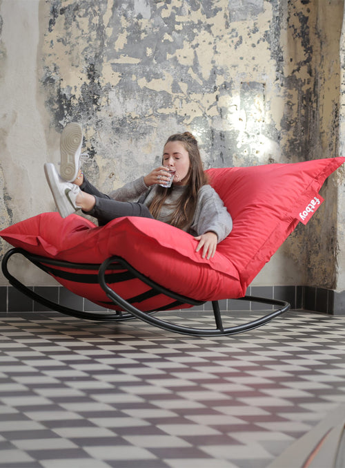 Rock 'n Roll de Fatboy : cadre à bascule robuste pour transformer votre pouf Original en chaise à bascule élégante et confortable.