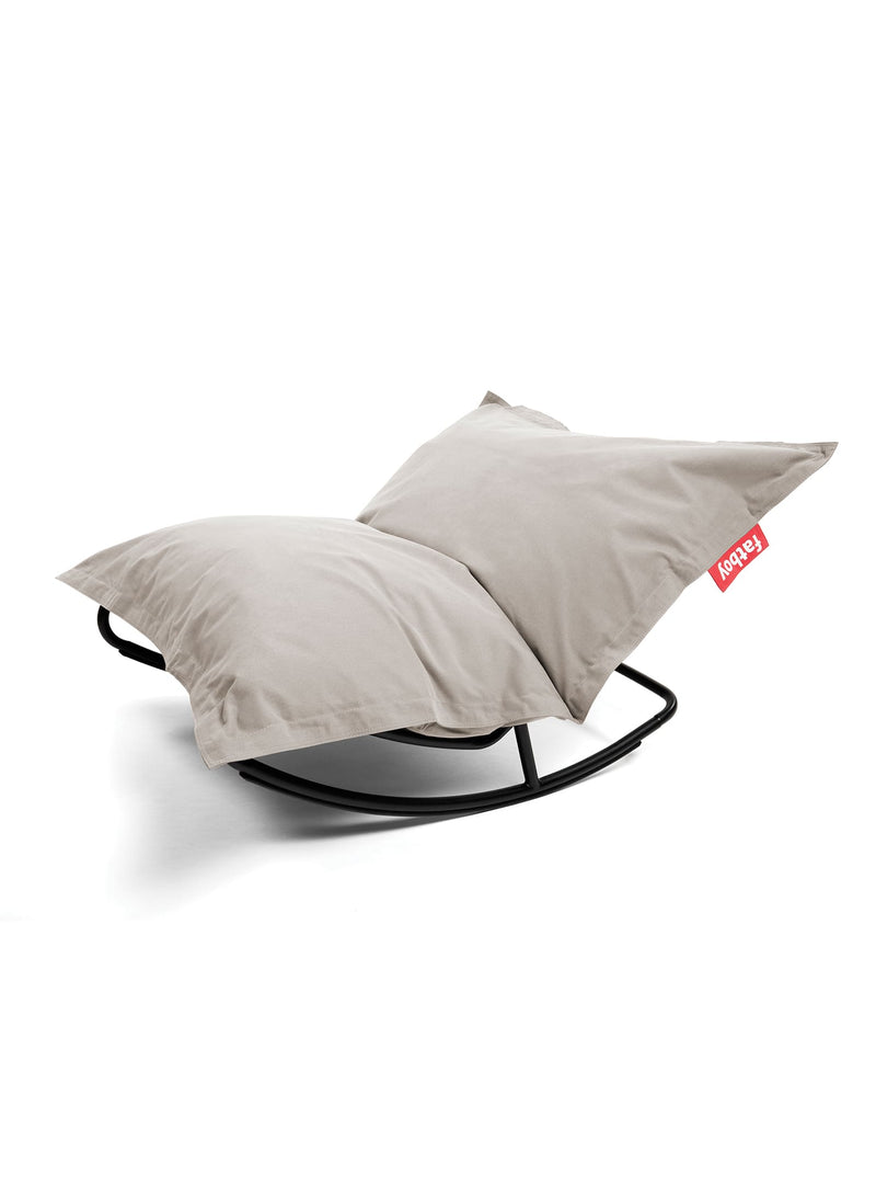 Chaise berçante Fatboy en gris argent : Original Stonewashed sur Rock &
