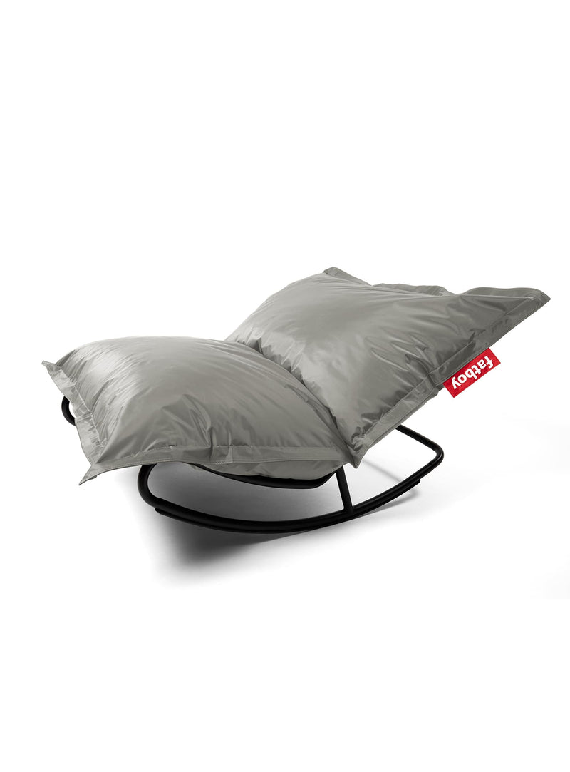 Chaise berçante Fatboy en gris argent : pouf Original sur Rock &