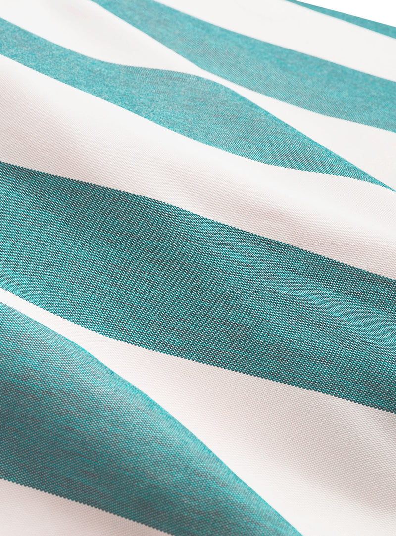 Pouf Slim Olefin<br> rayures azures