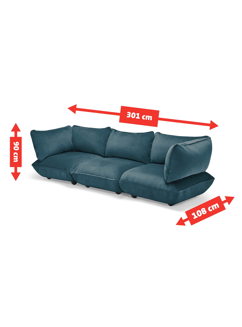 Sofa Sumo Velvet<br> 3 places