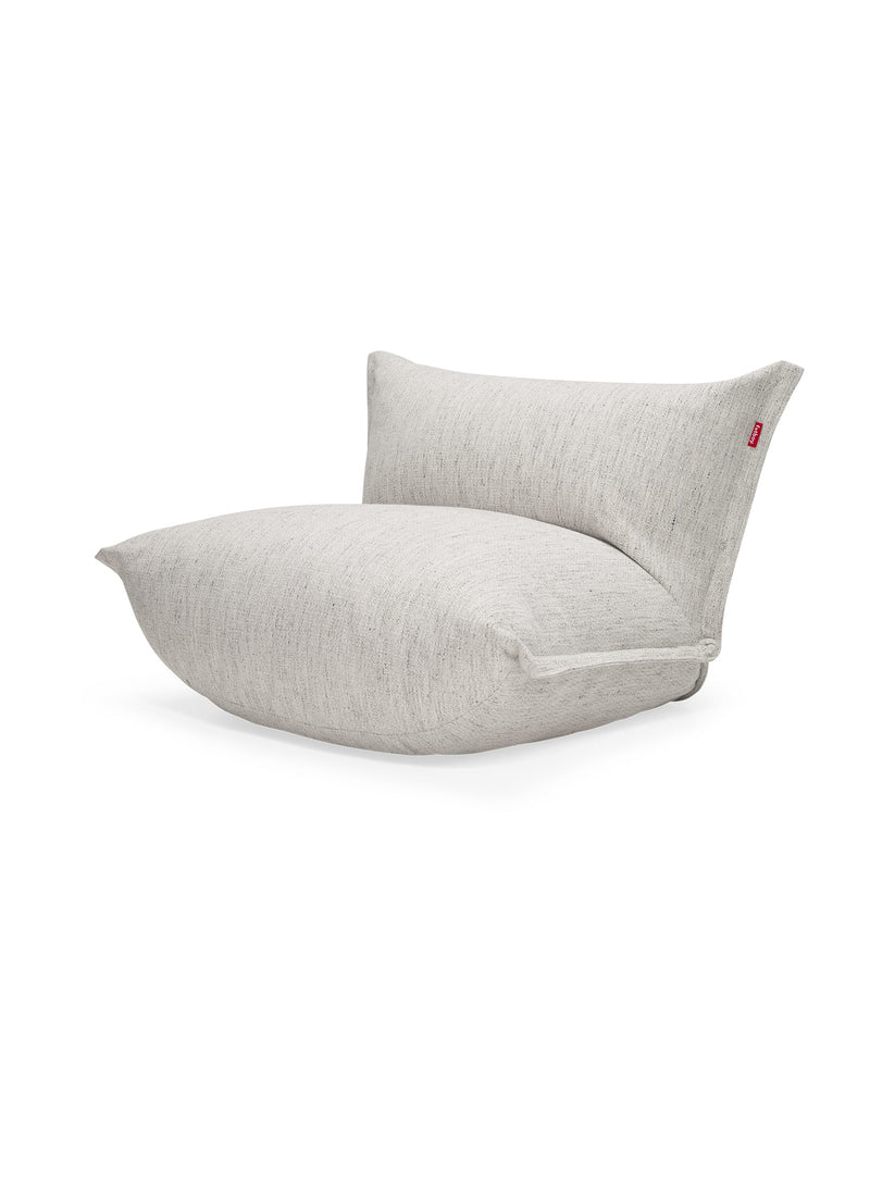 Fauteuil The BonBaron Mingle de Fatboy en marble : design robuste et moelleux en tissu bouclé, parfait pour détente intérieure au Canada.