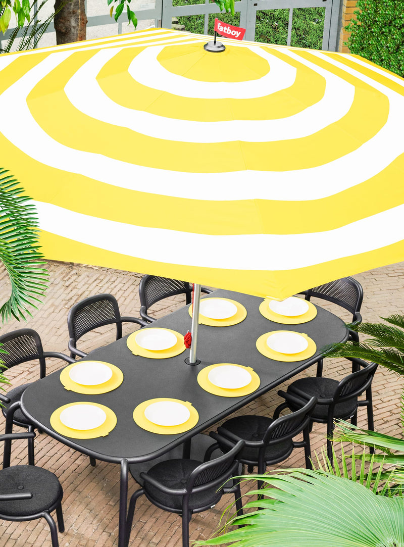 Set de 4 chaises Toní Fatboy : design bistro moderne en aluminium, résistantes à la rouille et aux UV, parfaites pour extérieurs canadiens.