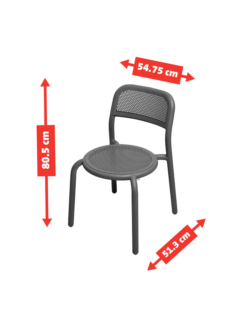 Ensemble Bistro Toní<br> 1 Table Ronde + 2 Chaises