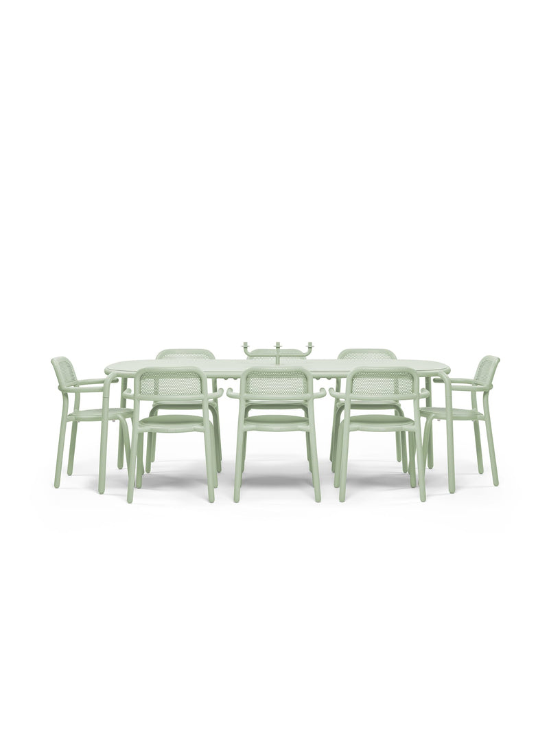 Fatboy Toní Tablo : 8 places, idéale pour rassemblements en plein air. Résistante aux intempéries, design chic pour le Canada.