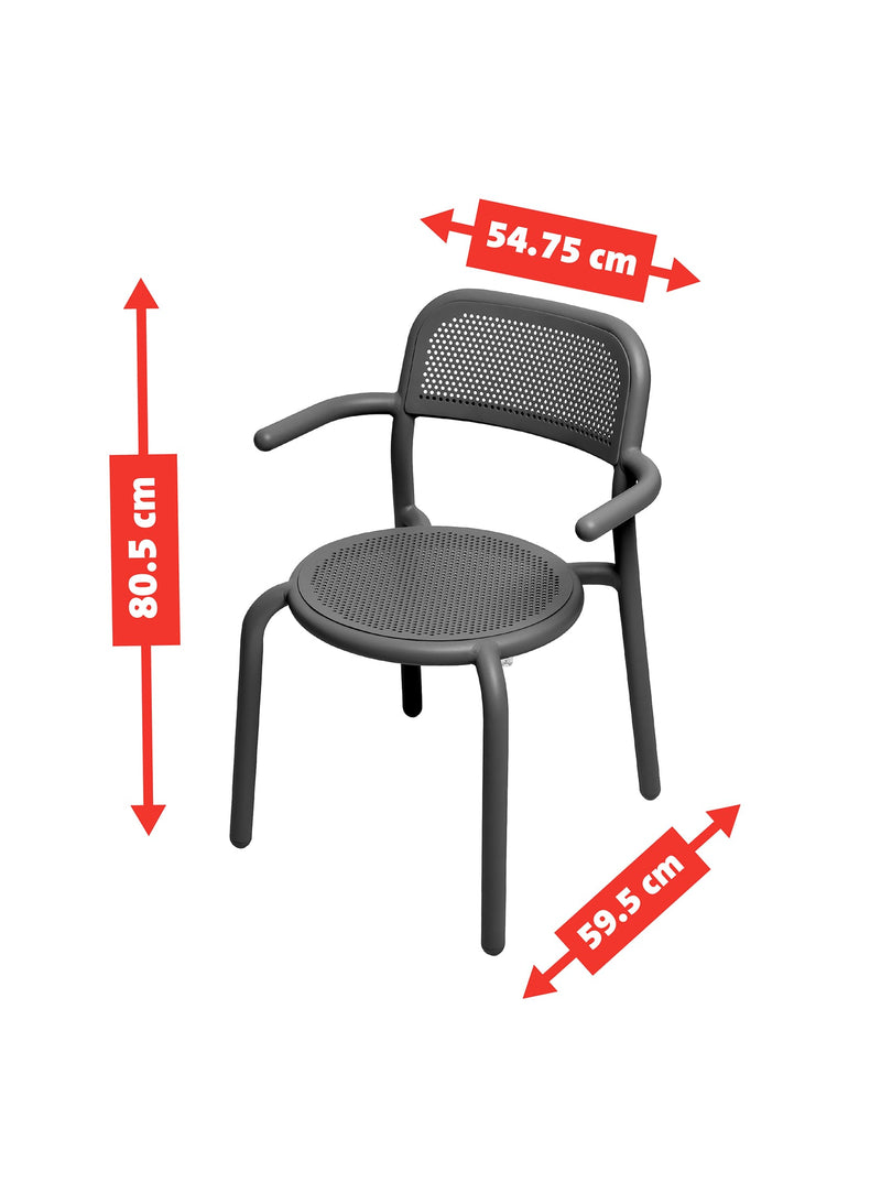 Chaise Toní<p> Avec accoudoirs