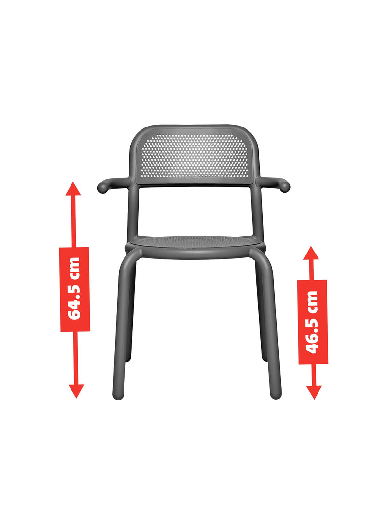Chaise Toní<p> Avec accoudoirs