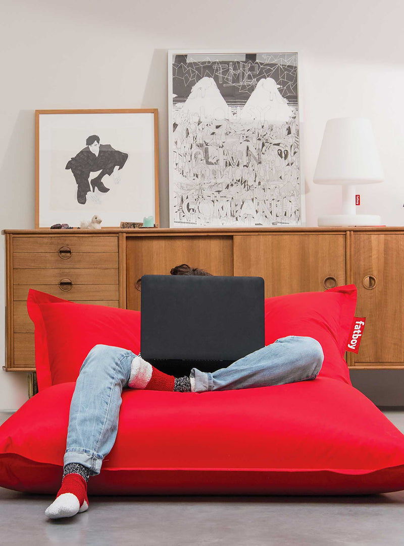 Pouf Original Fatboy : icône de confort et de style, surdimensionné et résistant, idéal pour détente et relaxation au Canada.