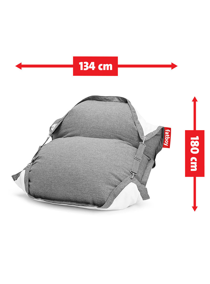 Le pouf et matelas de piscine Fatboy Floatzac vous permet de vous prélasser dans le luxe au bord de l&