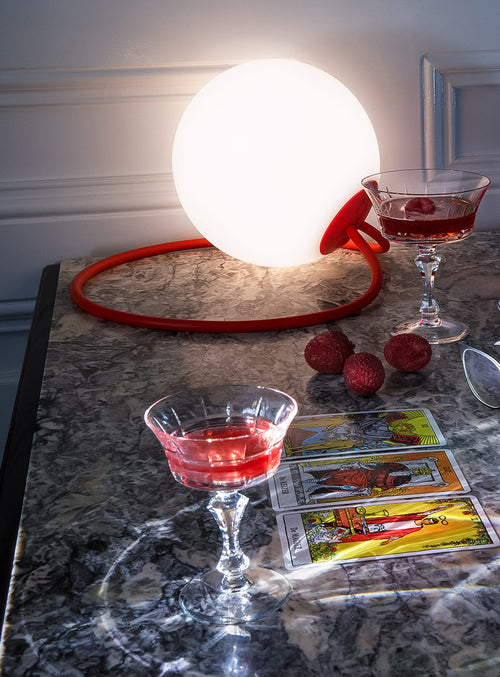 Lampe Bolleke de Fatboy : lampe LED rechargeable en forme de sphère, parfaite pour une ambiance intérieure ou extérieure au Canada.