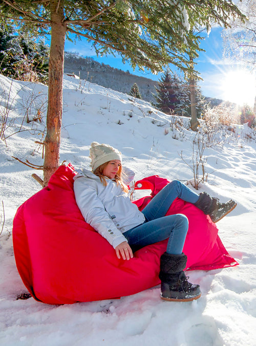 Pouf Fatboy Buggle-Up : transformable en chaise ou canapé, design polyvalent pour la détente intérieure et extérieure.