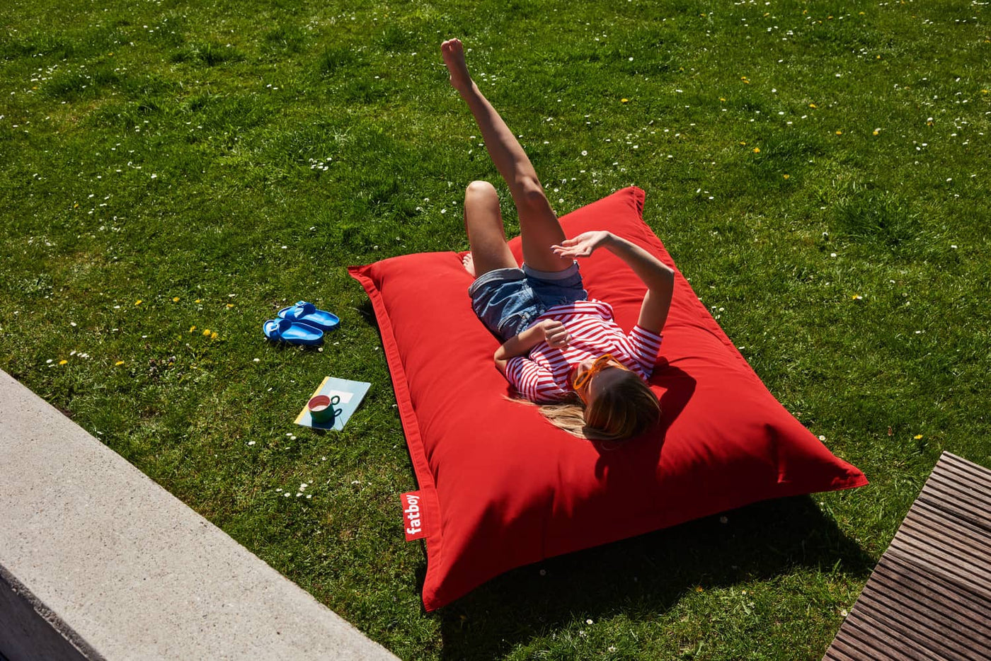 Poufs Fatboy en tissu olefine : Détente ultime à l'intérieur comme à l'extérieur grâce à un design durable et élégant, parfait pour les jardins, les balcons ou les salles de séjour.