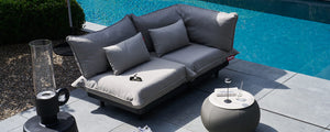 Collection Paletti - système modulaire de canapés d'extérieur pour les patios, les balcons et les jardins.