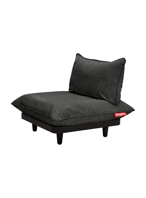 Siège Paletti par Fatboy, élément pour canapé modulable d'extérieur, couleur Gris Tonitruant