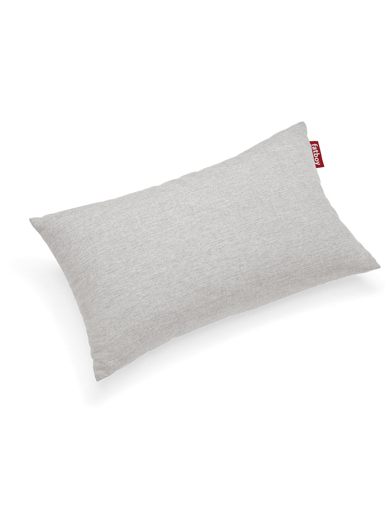 Fatboy King Pillow en gris brume : coussin décoratif résistant aux UV et à l&