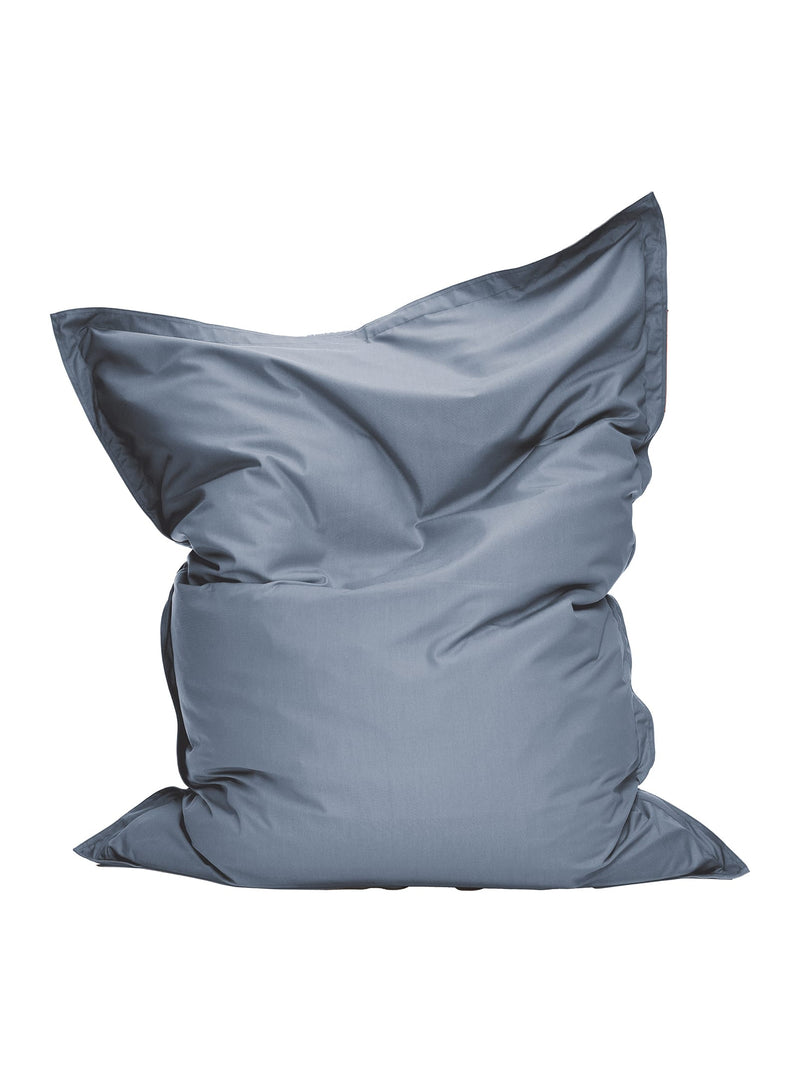 Pouf Original Olefin bleu orage de Fatboy : pouf extérieur résistant aux UV et hydrofuge, parfait pour une détente élégante en plein air au Canada, ainsi qu&