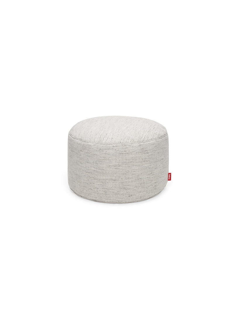 Ottoman Point Large Mingle marble de Fatboy : pouf surdimensionné en tissu bouclé, antidérapant et résistant aux taches, parfait pour les intérieurs canadiens.