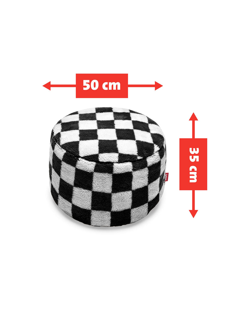 Ottoman et repose-pieds <br>Point Teddy Chess