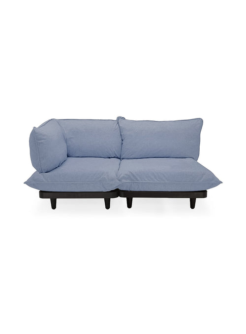 Fatboy Paletti, sofa d'extérieur deux places, bleu orage