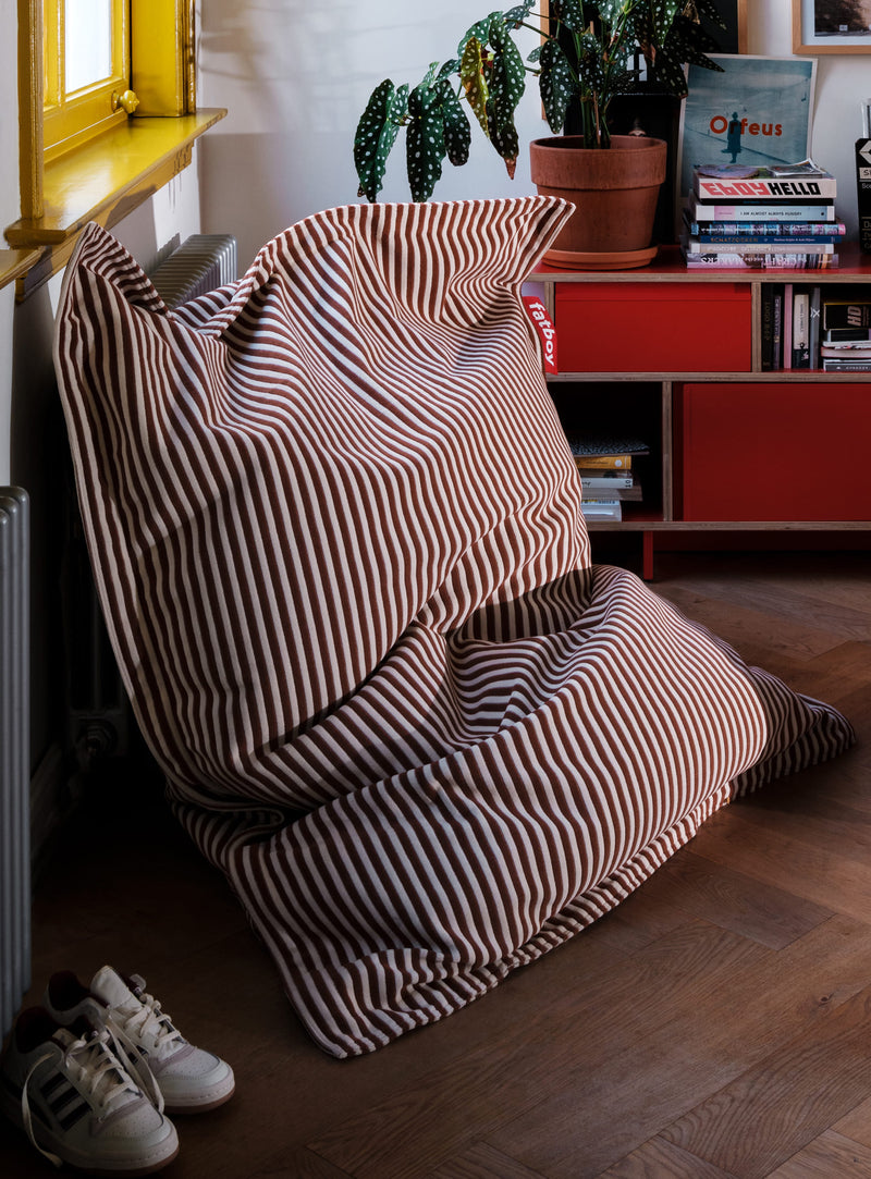 Le pouf Slim Terry de Fatboy apporte un confort digne d&