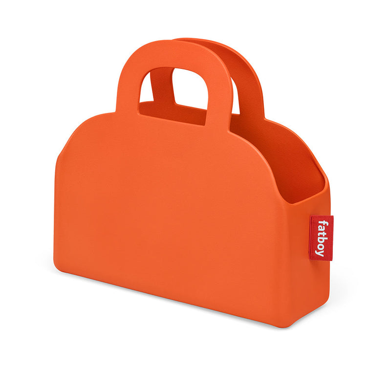 Fatboy Sjopper-Kees, un sac de magasinage qui aime être multi-tâches, orange