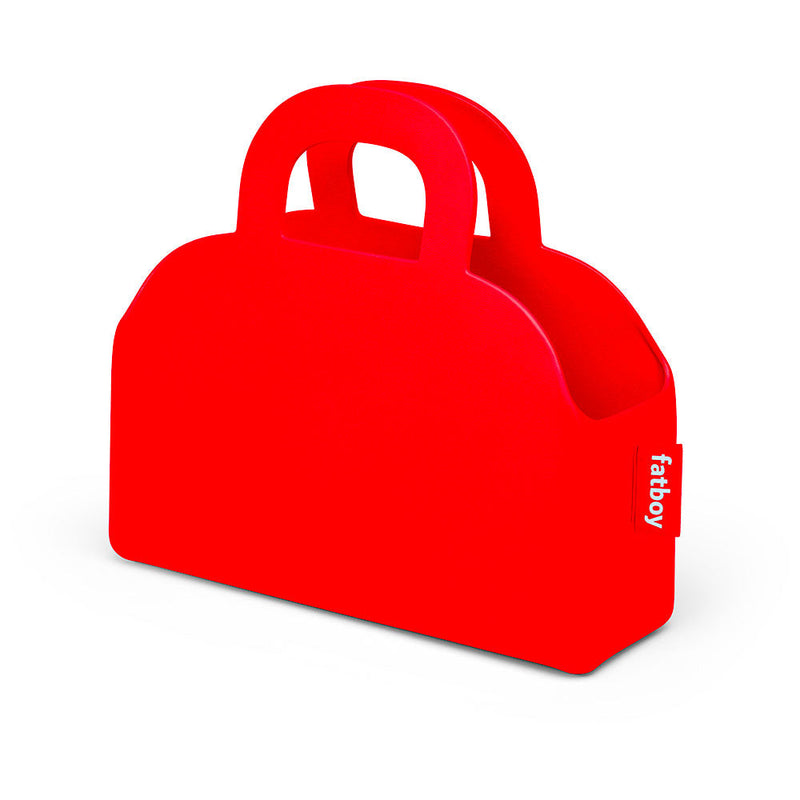 Fatboy Sjopper-Kees, un sac de magasinage qui aime être multi-tâches, rouge