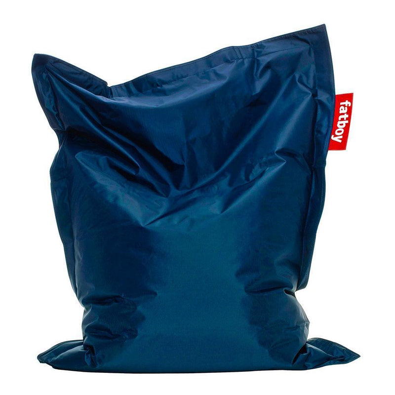 Fatboy Junior, pouf pour enfant, en tissu nylon facilement nettoyable, bleu