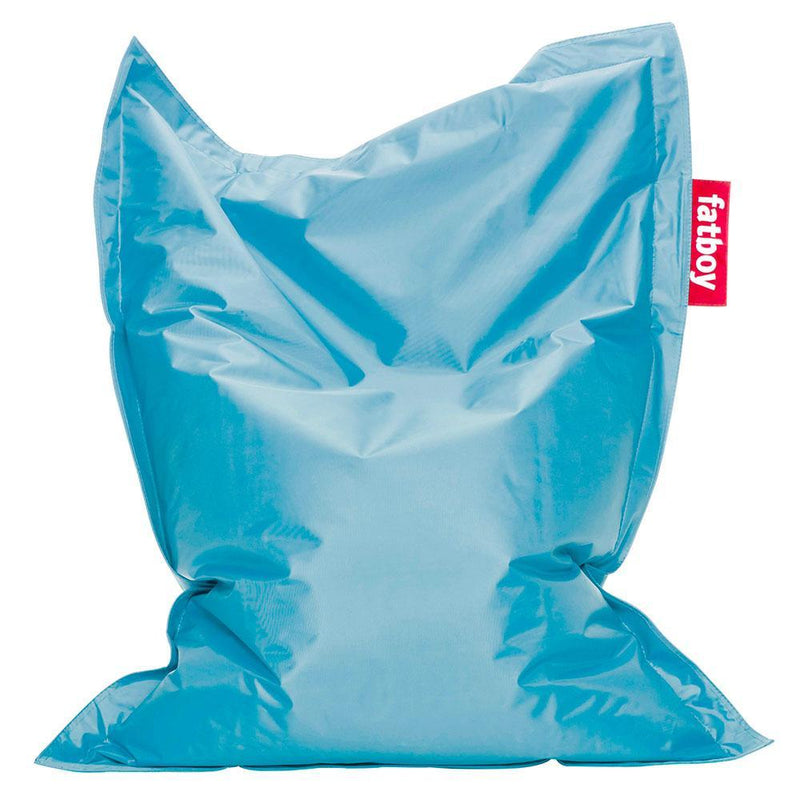Fatboy Junior, pouf pour enfant, en tissu nylon facilement nettoyable, bleu glace
