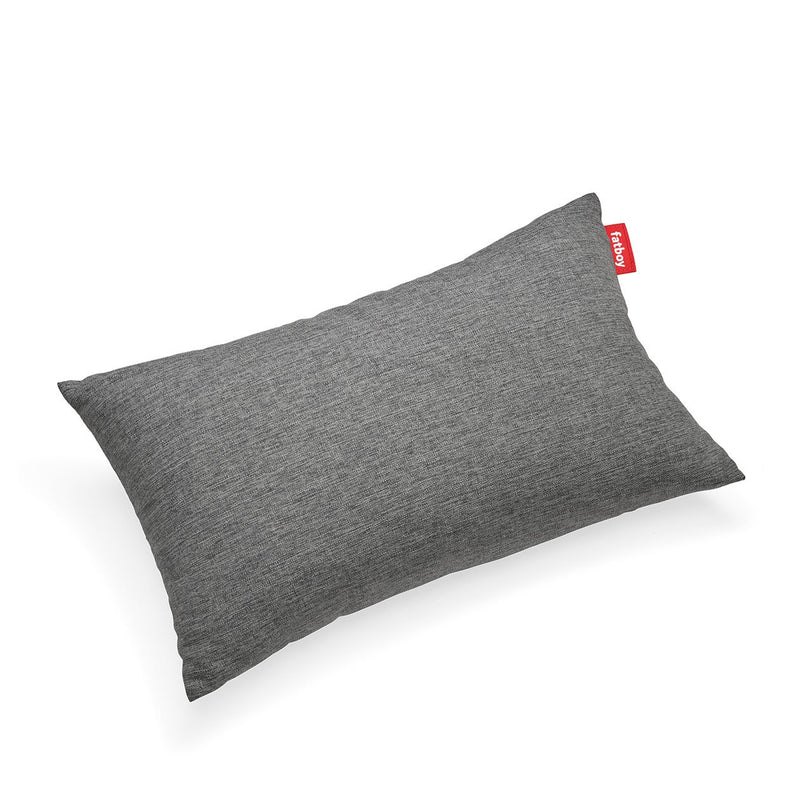 Fatboy King Pillow, coussin pour canapé, intérieur et extérieur, en tissu Olefin, gris pierre